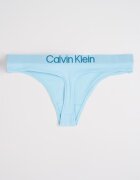 CALVIN KLEIN Танга с лого на талията - 5 чифта Бял/Черен/Син