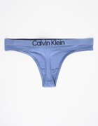 CALVIN KLEIN Танга с лого на талията - 5 чифта Сив/Розова сьомга/Син