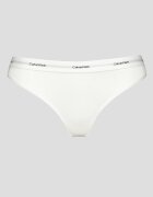 CALVIN KLEIN Танга с лого на талията Бял