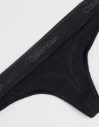 CALVIN KLEIN Танга с лого на талията Черен