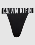 CALVIN KLEIN Танга с лого на талията Черен