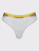 CALVIN KLEIN Танга с лого Сив меланж