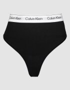 CALVIN KLEIN Танга с модал с оформящ ефект Черен
