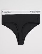 CALVIN KLEIN Танга с модал с оформящ ефект Черен