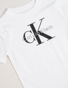CALVIN KLEIN Тениска от органичен памук с лого Бял
