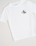 CALVIN KLEIN Тениска от органичен памук с лого Бял
