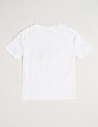 CALVIN KLEIN Тениска от органичен памук с лого Бял