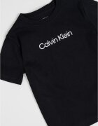 CALVIN KLEIN Тениска от органичен памук с лого Черен