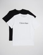 CALVIN KLEIN Тениска с лого 2 чифта Черен/Бял