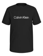 CALVIN KLEIN Тениска с лого Черен/Бял