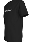 CALVIN KLEIN Тениска с лого Черен/Бял