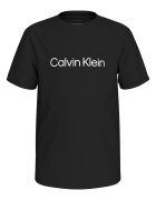 CALVIN KLEIN Тениска с лого Черен/Бял
