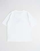 CALVIN KLEIN Тениска с овално деколте и лого Бял/Зелен