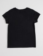 CALVIN KLEIN Тениска с овално деколте и лого Черен