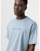 CALVIN KLEIN Тениска с овално деколте и паднали ръкави