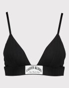 CALVIN KLEIN Триъгълен сутиен с подплънки Черен