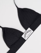 CALVIN KLEIN Триъгълен сутиен с подплънки Черен