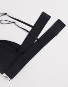CALVIN KLEIN Триъгълен сутиен с подплънки Черен