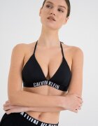 CALVIN KLEIN Триъгълно горнище на бански с лого Черен
