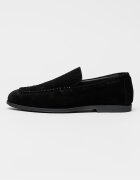 CALVIN KLEIN Велурени мокасини Low Prof Черен