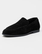 CALVIN KLEIN Велурени мокасини Low Prof Черен