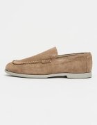 CALVIN KLEIN Велурени мокасини Low Prof Камел