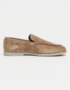 CALVIN KLEIN Велурени мокасини Low Prof Камел