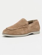 CALVIN KLEIN Велурени мокасини Low Prof Камел