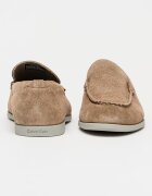 CALVIN KLEIN Велурени мокасини Low Prof Камел