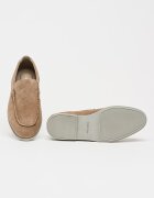 CALVIN KLEIN Велурени мокасини Low Prof Камел