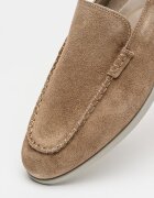 CALVIN KLEIN Велурени мокасини Low Prof Камел