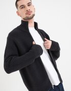 CALVIN KLEIN Жилетка с вълна с цип Черен