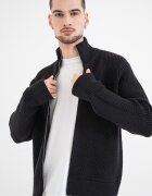 CALVIN KLEIN Жилетка с вълна с цип Черен