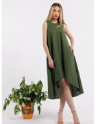 CAMISSI Асиметрична рокля от лен