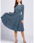 CAMISSI Разкроена рокля с деколте тип лодка