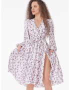 CAMISSI Разкроена рокля с цепка встрани