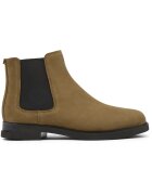Camper Боти Iman Chelsea от набук с текстил - Кафяв