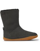 Camper Боти Peu Cami 8531 с велур и кожа - Избеляло черно