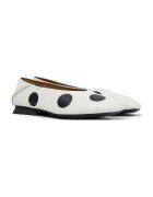 Camper Кожени пантофки Casi Myra 1149 Избеляло черно/Бял