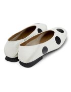 Camper Кожени пантофки Casi Myra 1149 Избеляло черно/Бял