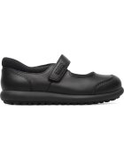 Camper Кожени пантофки Pelotas 675 Mary Jane - Черен