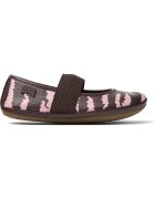 Camper Кожени пантофки Right 8493 Mary Jane - Тъмнокафяв/Пастелнорозов