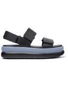 Camper Кожени сандали Pelotas Flota Up с релеф - Черен