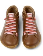 Camper Кожени спортни обувки Peu Cami 8497 Канелено кафяво/Пастелнорозов