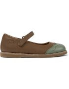 Camper Обувки Savina Twins 8515 Mary Jane - Зелен/Кафяв