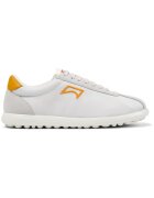Camper Спортни обувки Pleotas с велур - Светло сив/Оранжев