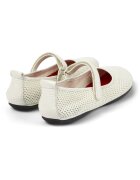 Camper Текстилни пантофки Right Nina с кожа Бял