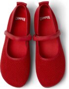 Camper Текстилни пантофки Right Nina с кожа Червен