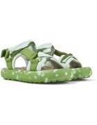 Camper Текстилни сандали Pelotas Flota 25741 с велкро Зелени аспержи