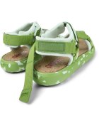 Camper Текстилни сандали Pelotas Flota 25741 с велкро Зелени аспержи